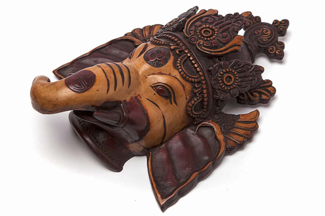 Сувенир из керамики маска Ганеша 30см