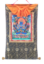 Рисованная Тханка Гухьясамаджа 71х109см Рисованная Тханка Гухьясамаджа 71х109см