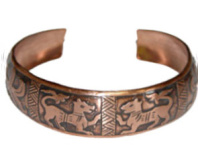 Славянский медный браслет "Чудинцев"