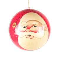 Новогоднее украшение шар Дед Мороз Новогоднее украшение шар Дед Мороз