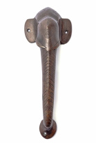 Восточная дверная ручка Голова слона длиной 20см