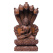Деревянная статуя Будда под змеями высота 28см