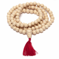 Буддийские четки 108 бусин из дерева Можжевельник диаметр 8мм