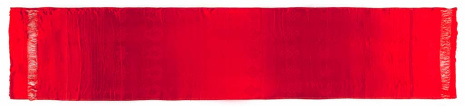 Кхадак для подношений красного цвета размер 230х48см.