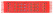 Кхадак для подношений красного цвета с восемью символами 135Х30см