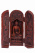 Сувенир из керамики складень Будда 20см