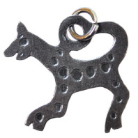 Славянская подвеска из мельхиора "Новгородский конек"